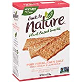 Back to Nature Crackers, Non-GMO Pink Himalayan Multigrain Flatbread, 5.5 Ounce (Pack of 6)