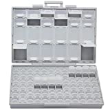 AideTek BOXALL96 96 Lids Enclosure SMD SMT Parts Organizer Surface Mount Box Labels