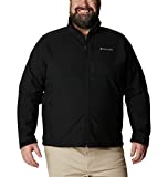 Columbia mens Ascender Softshell Front-zip Jacket, Black/Black, Large