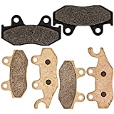 NICHE Brake Pad Kit for Yamaha Raptor 700 700R YFZ450R 1S3-W0045-10-00 1S3-W0045-00-00 Complete Semi-Metallic Ceramic