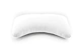 Honeydew Queen Side Pillow Case - Fits The Scrumptious and Essence Curved Pillows for Side Sleeping - Comfortable and Soft Cooling Bamboo Fabric - Queen Size (Powdered Sugar White)