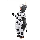 IHGYT Inflatable Costume Cow Game Adult Funny Blow up Suit Halloween Cosplay Party