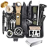 Survival Kit 28 in 1, Gifts for Men Dad Husband Teenage Boy, Survival Gear and Equipment Supplies Kits Christmas Stocking Stuffers for Families Outdoors Camping Hiking Adventures
