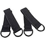 AISENIN Heavy Duty Suspender Loop Attachment Belt Loop Tool Belt Loop Suspender Strap Belt Connectors, 4 Pack