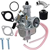 Jondinver VM22 26m Carburetor 38mm Air Filter Mikuni Intake Pipe Pit Dirt Bike Motorcycle 110cc 125cc 140cc Lifan YX Zongshen Pit Dirt Bike CRF70 XR50 KLX BBR Apollo Thumpstar Braaap Atomic DHZ SSR