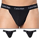 Calvin Klein Men's 2 Pack Thongs, Black, XL