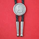 Irish Ireland 3 Pence Lucky Rabbit Hare Coin 36" Cord Silver Bolo Tie NEW - Lucky Penny