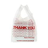 Royal Thank You Plastic Bag, 1/6, 11.5 Inch x 6.5 Inch x 21 Inch, 12 Mic, Case of 1000