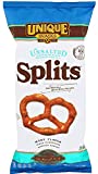 Unique Snacks Unsalted Splits, Delicious, Vegan, Homestyle Baked, Certified OU Kosher and Non-GMO, 11 Ounce Bag (Pack of 9)