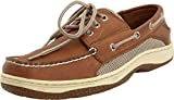 Sperry mens Billfish 3-eye Boat Shoe, Dark Tan, 10.5 Wide US