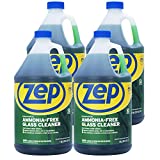 Zep Ammonia Free Glass Cleaner Concentrate 1 Gallon (Case of 4) ZU1052 - Commercial Strength