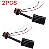 ALLMOST 2PCS Compatible with Polaris RZR Tail Light Power Harness Whip Brake Light License Plate 2015-2021