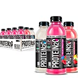 Protein2o 15g Whey Protein Isolate Infused Water Plus Electrolytes, Sugar Free Sports Drink, Ready To Drink, Gluten Free, Lactose Free, Electrolyte Variety Pack, 16.9 oz Bottle (12 Count)
