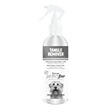 TropiClean Perfect FurDetangler Spray for Dogs - Made in USA - Detangling & Dematting Formula - Removes Mats & Knots for Gentle, Easy Brushing - Naturally Derived, 8oz