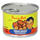 PRAIRIE BELT Smoked Sausage, 9.5 Ounce Pull-Top Can (Pack of 6) | Canned Meat | Keto Food, Keto Snacks | Low Carb High Protein Snacks | Compare to Other Brands of Vienna Sausages & Smoked Sausages