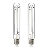 iPower GLBULBH400X2 400 Watt High Pressure Sodium Super Grow Light Lamp Full Spectrum HPS Bulb for Plants, 400W, 2-Pack, white