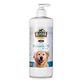 Alaska Naturals - Wild Alaska Pollock Oil for Dogs - Omega-3 with DHA and EPA - Supplement for Healthy Skin, Shiny Coat - 32oz Pump Bottle - Made in The USA