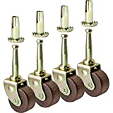 Hardwood Casters, Pack of 4