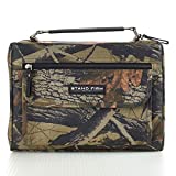 Camouflage Poly-Canvas Bible / Book Cover w/"Stand Firm" Tag - 1 Corinthians 16:13