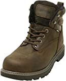 WOLVERINE Men's Floorhand Waterproof 6" Steel Toe Work Boot, Dark Brown, 10 M US