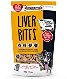 Chewmasters 100% Pure Beef Liver Bites, Healthy Freeze Dried Dog Treats, 17.6 oz, All Natural, Grain Free, High Protein & Zero Additives, Made in USA, Packed with Nutrients and Vitamins