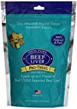 Stewart Pro-Treat, Freeze Dried Beef Liver Dog Treats, Single Ingredient, Grain Free, USA Made, 4 oz. Resealable Pouch