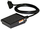 SSC Controls S100-1501 Foot Switch, Electrical, Momentary Action, Made in USA, 8-ft Cable with Piggyback Plug, Steel Billy Pedal, Power Tools, Woodworking, Grinders, On/Off