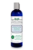 Richards Organics Flea&Tick Shampoo for Dogs-100% All-Natural Actives Kills Fleas,Ticks&Repels Mosquitos-Flea Shampoo is Gentle,Wont Dry Skin,Great Smelling Essential Oils (12oz bottle),FG00440