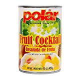 MW Polar Canned Fruit, Fruit Cocktail in Light Sryup 15 ounce (Pack of 12)