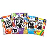 Original Gummi Fun Mix Gummy Candy Snacks Pack with Party, Variety: Gummi, Tropical Fish, Sour, Swirl'z Party, 5 oz Pack of 12