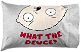 Jay Franco Family Guy What The Duece 1 Single Reversible Pillowcase Features Stewie Griffin - Double-Sided, Super Soft Bedding (Official Family Guy Product)