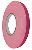 T.R.U. CGT-80F Fluorescent Gaffers/Spike Tape Laminated with Rubber Adhesive.60 Yards. (Fluorescent Pink, 1/2 in.)