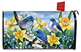 Briarwood Lane Bluebirds and Daffodils Spring Mailbox Cover