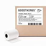 2 1/4" X 50' (50 Rolls) BPA Free Thermal Receipt Paper Roll for Verifone VX520 VX670 VX680 VX690, Clover Flex, Ingenico iCT220 iCT250