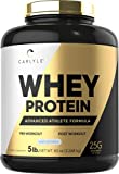 Whey Protein 5lbs | Unflavored | 25G Protein | Vegetarian, Non-GMO, Gluten Free | Whey Protein Powder | by Carlyle