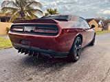 Custom Rear Diffuser 8 Piece Kit V2 Compatible with Dodge Challenger 2015-2021