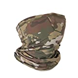 Neck Gaiter Unisex Face Scarf Cover, Cooling Thin Breathable Lightweight Sun Protection for Cycling Fishing Hiking Running (Multicam)