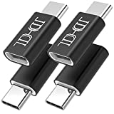 MIUOLV Micro USB (Female) to USB-C (Male) Adapter, 4 Pack USB to USB C Adapter, Fast Charging Syncing Data Transfer and Charging Compatible with Chromebook Galaxy S20 Note 10, Pixel 4 and More