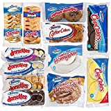 Hostess Variety Pack | Honey Buns, Coffee Cake, Donettes, Cakes, and Danish | 12 Packs