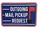 Post Flag Magnetic Replacement Flag for Outgoing Mail Pickup Horizontal 4X6 Inches