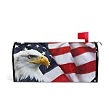 Magnetic Mailbox Cover American Flag Eagle Home Garden Yard Outdoor Deco