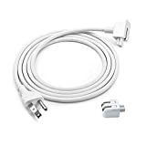 WESAPPINC Replacement US Plug Power Extension Cord Cable Compatible for Apple Mac iBook MacBook Pro 45W, 60W, 85W MagSafe or MagSafe 2 Models Power Supply (Extension Cord Cable New)