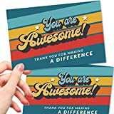 50 Large 4x6 You Are Awesome Postcards - Kudos Appreciation Thank You Note Cards for Medical Worker, Nurse, Doctor, Healthcare, Volunteer, Employee - Recognition and Thanks for Making a Difference