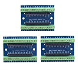 HiLetgo 3pcs Nano V3.0 3.0 Controller Terminal Adapter Expansion Board Nano IO Shield Simple Extension Plate for Arduino Mano AVR ATMEGA328P