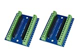 NOYITO Nano Terminal Adapter Nano IO Shield for Nano V3.0 AVR ATMEGA328P-AU Module Board - Pack of 2