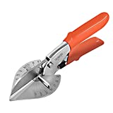 TOWOT Sharp Multi Angle Miter Shear Cutter, Adjustable at 45 To 135 Degree With Safety Lock Hand Tools for Cutting Plastic, PVC and Molding Trim