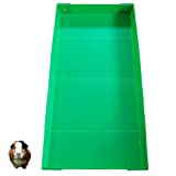 Corrugated Plastic Cage Liner Base for Guinea Pig C&C Cage - for use with 13.8" Grids ONLY! NOT Measured by Feet- Used with Grid Cages for Guinea Pigs, Hedgehogs, and Rabbits (2x3, Green)