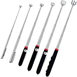 6 Pieces Magnetic Pick Up Tool Telescopic Magnet Stick Telescopic Magnet Tools Extra Viewing Extendable Magnet Tool for Birthday Father's Day Christmas 1.5 lb/ 3 lb/ 5 lb/ 10 lb/ 15 lb/ 20 lb