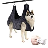 LMTIC Dog Grooming Hammock,Pet Hammock Helper for Dog and Cat Nail Trimming,Dog Nail Harness Hanging,Pet Restraint Harness Bag for Dogs Cats Bathing Trimming Nail Clipping