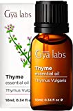 Gya Labs Thyme Essential Oil for Hair Growth - 100% Pure Therapeutic Grade Thyme Oil for Skin - Thyme Essential Oil Organic for Snoring & Diffuser (0.34 Fl Oz)